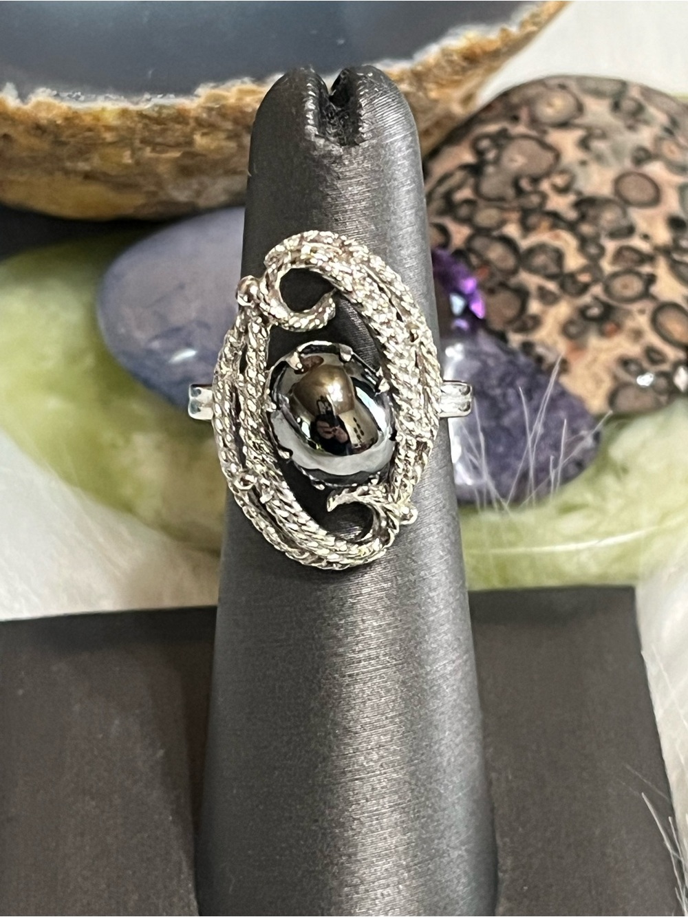 Sarah Coventry Hematite Ring